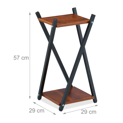 Flower pedestal with 2 levels