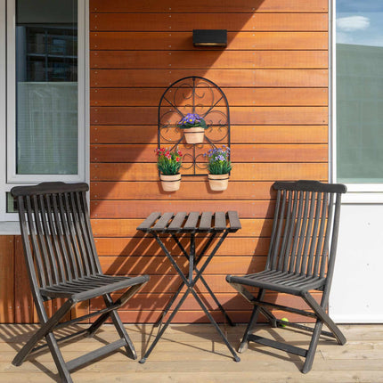 Flower pot holder in black
