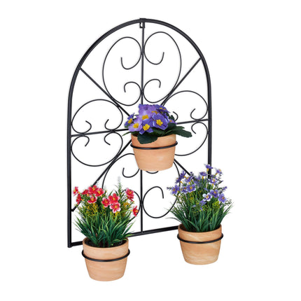 Flower pot holder in black