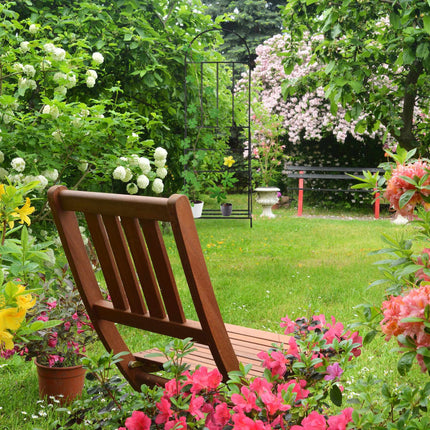 Flower shelf with trellis