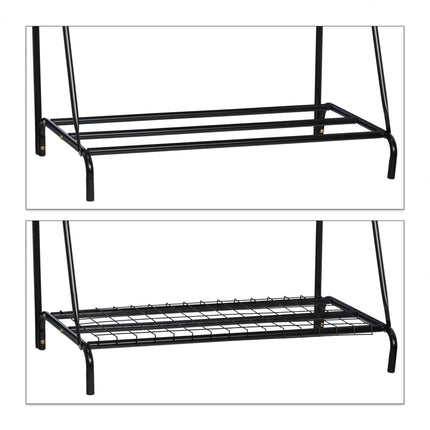 Flower shelf with trellis