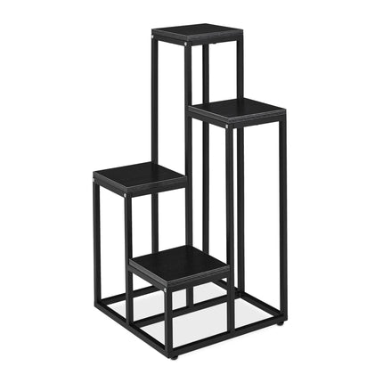 Flower staircase black in 4 levels