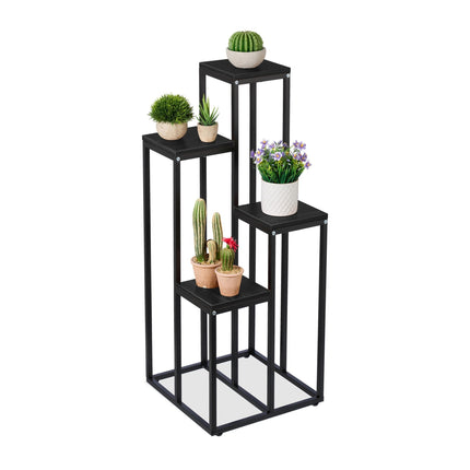 Flower staircase black in 4 levels