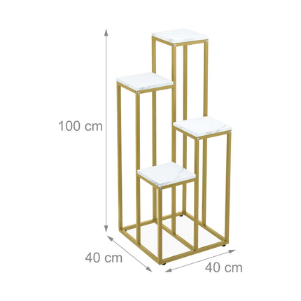 Flower staircase gold in 4 levels