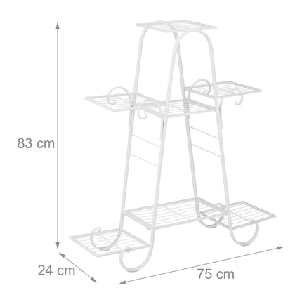 Flower stairs in metal