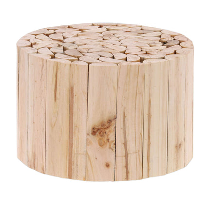 Flower stool in natural design