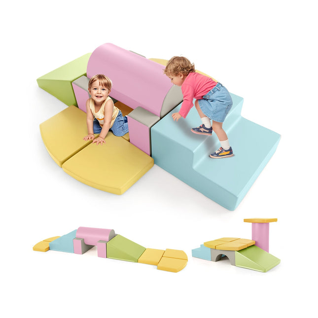 Schaumstoff-Kletterblöcke für Kleinkinder, 10-teiliges Set