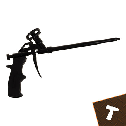 Pistole na PU pěnu s regulací, kovové tělo, 320mm