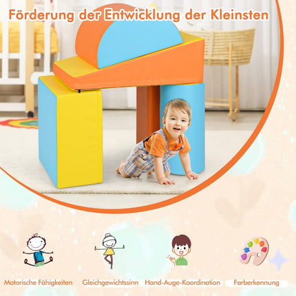 Foam Play Blocks Set – 5 Pcs, Soft Climbing Toys