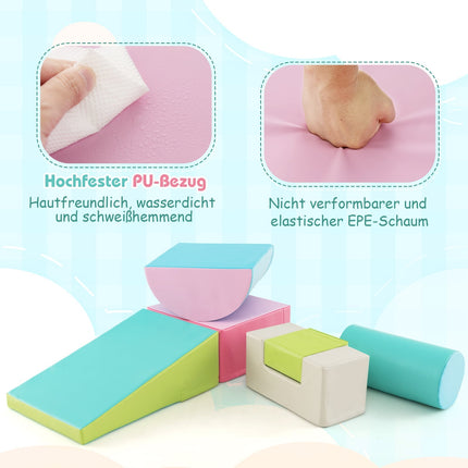 Schaumstoff-Spielbausteine-Set – 6-teilig, weich & sicher für Kinder