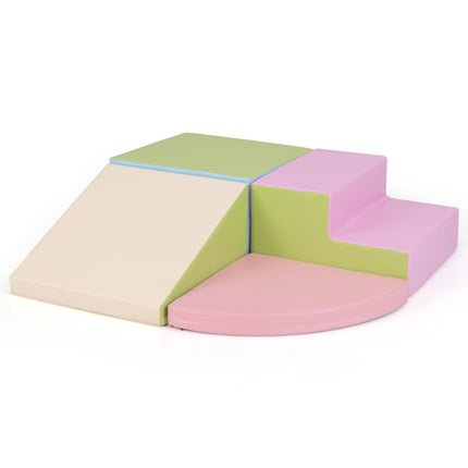 Foam Playset for Toddlers – 4-Piece Soft Climbing Blocks