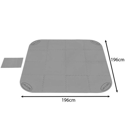 Schaumstoffschutzmatte für Lay-Z-Spa, 196x196 cm, Polyethylen