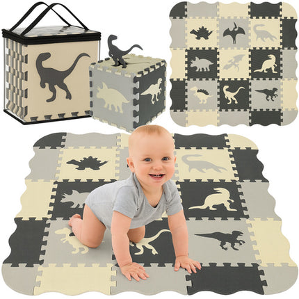 Schaumstoff-Puzzlematte, 30.5x30.5cm, 35 Teile, EVA-Schaum