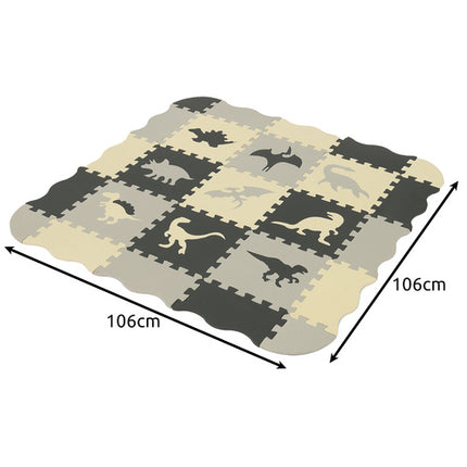 Schaumstoff-Puzzlematte, 30.5x30.5cm, 35 Teile, EVA-Schaum
