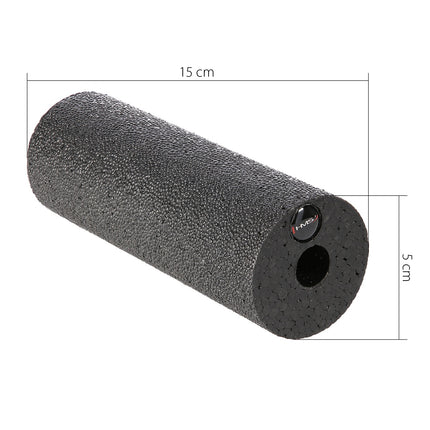 Faszienrolle, Schwarz, 15 cm