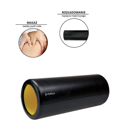 Foam Roller, Black, 33 cm