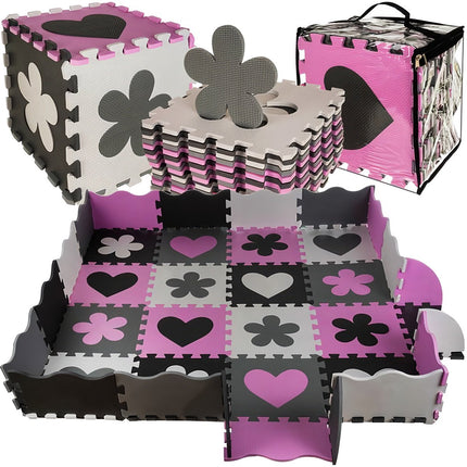 Schaumstoffpuzzle 30x30cm 16-tlg. P16134 