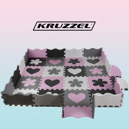 Schaumstoffpuzzle 30x30cm 16-tlg. P16134 