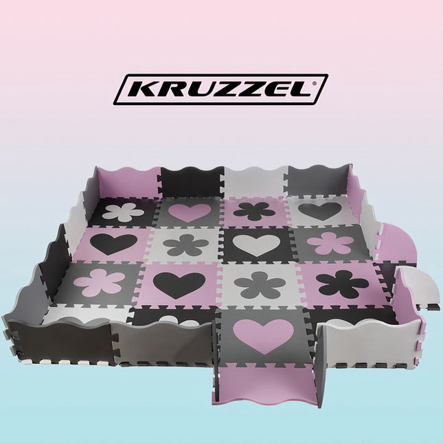 Schaumstoffpuzzle 30x30cm 16-tlg. P16134 