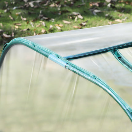Transparent greenhouse with door - 395 x 100 x 80 cm