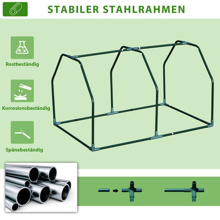 Mini UV-resistant foil greenhouse, 99 x 71 x 60 cm