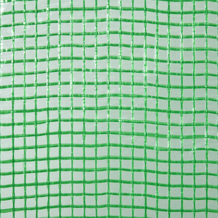 Serre à tomates en aluminium avec fenêtre et porte, cadre froid, acier vert, PVC, plastique, 180 x 100 x 168 cm