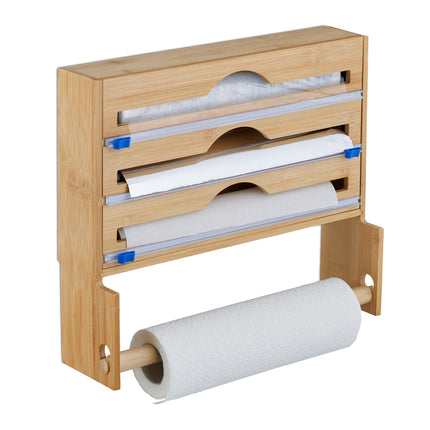 Folienspender mit Küchenrollenhalter