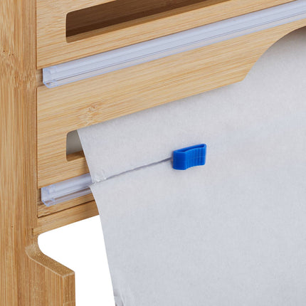 Folienspender mit Küchenrollenhalter