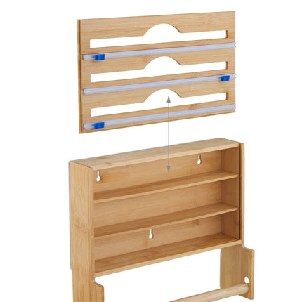 Folienspender mit Küchenrollenhalter