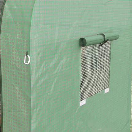 Greenhouse with UV protection, 2 doors, side window, PE material