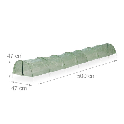 Tunnel en aluminium PE 5 m
