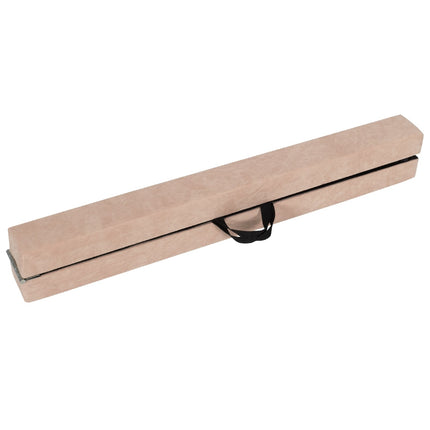 Klappbarer 270 cm langer Gymnastik-Schwebebalken für Kinder, Braun
