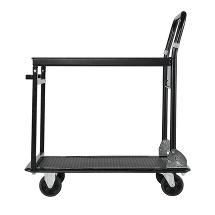 Foldable 2-Tier Platform Hand Truck, 700 lb Capacity