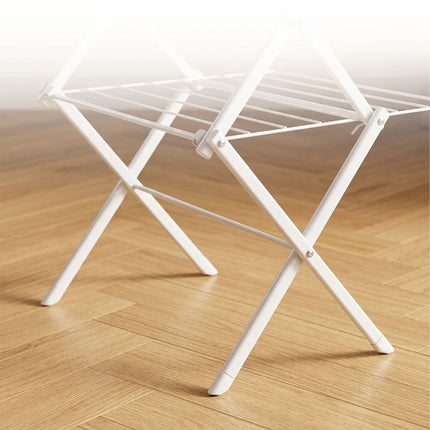 Foldable 3-Tier Clothes Drying Rack, White