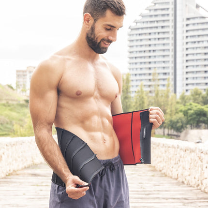 Foldable Abdominal Machine and Sauna Belt InnovaGoods, LCD Screen, Up to 120 kg