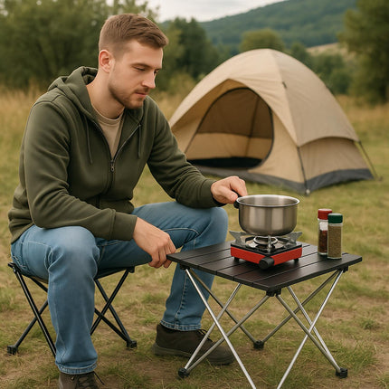 Faltbarer Aluminium Campingtisch – Leicht, Tragbar