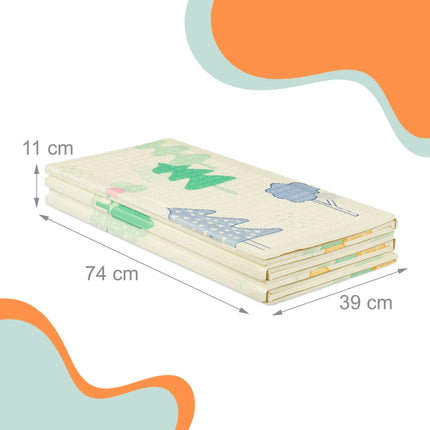 Foldable Baby Play Mat – Suns and Moons Design
