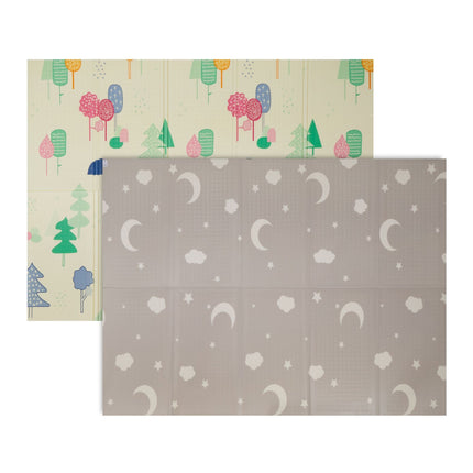 Foldable Baby Play Mat – Suns and Moons Design