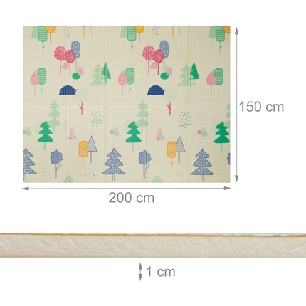 Foldable Baby Play Mat – Suns and Moons Design