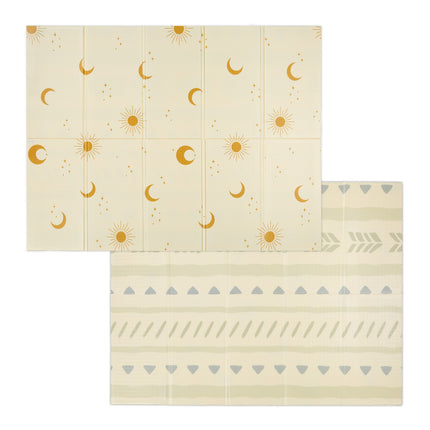 Foldable Baby Play Mat – Suns and Moons Design