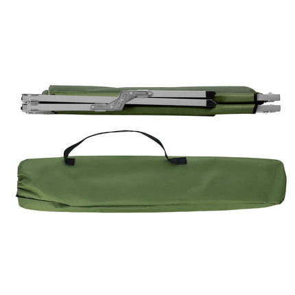 Faltbares Feldbett, Grün, 200 cm