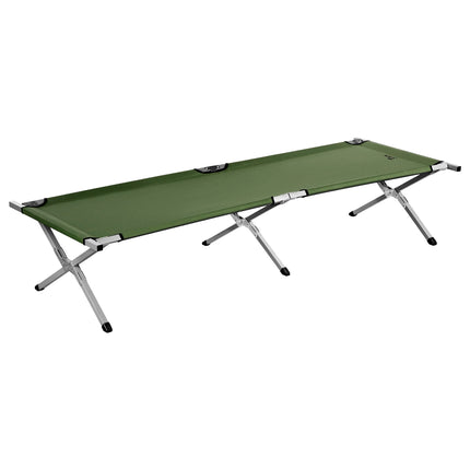 Faltbares Feldbett, Grün, 200 cm