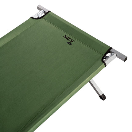 Faltbares Feldbett, Grün, 200 cm