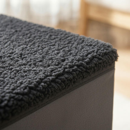 Foldable Dog Steps with Storage – Grey, Small