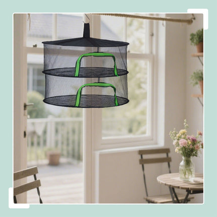Foldable Drying Net for Herbs, Fruit, and Clothes