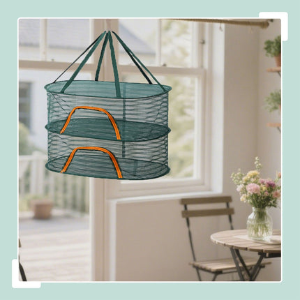 Foldable Drying Net for Vegetables and More
