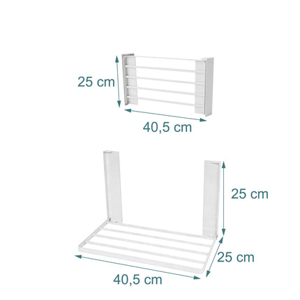 Foldable Drying Rack – Magnetic, No-Drill Steel
