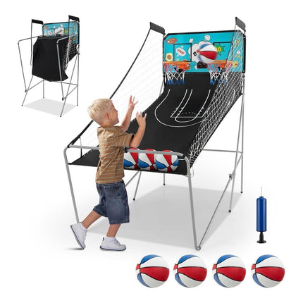 Faltbares elektronisches Basketball-Arcade-Spiel mit 8 Modi