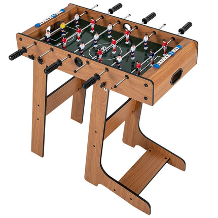 Klappbarer Tischkicker mit ergonomischem Griff, 33x36x109 cm