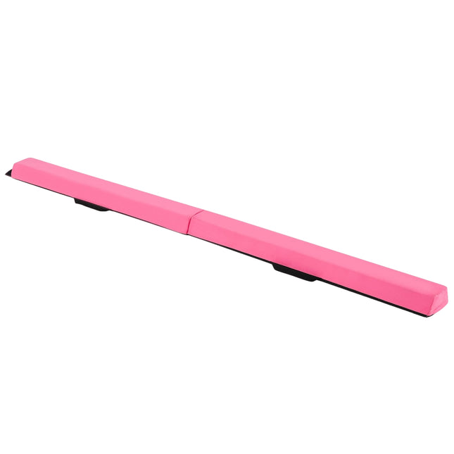 Foldable Gymnastics Balance Beam, 210 cm, Pink, Non-Slip